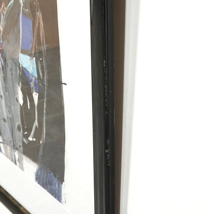 デンマークヴィンテージ 抽象画オイルペインティング 109cm×139.5cm