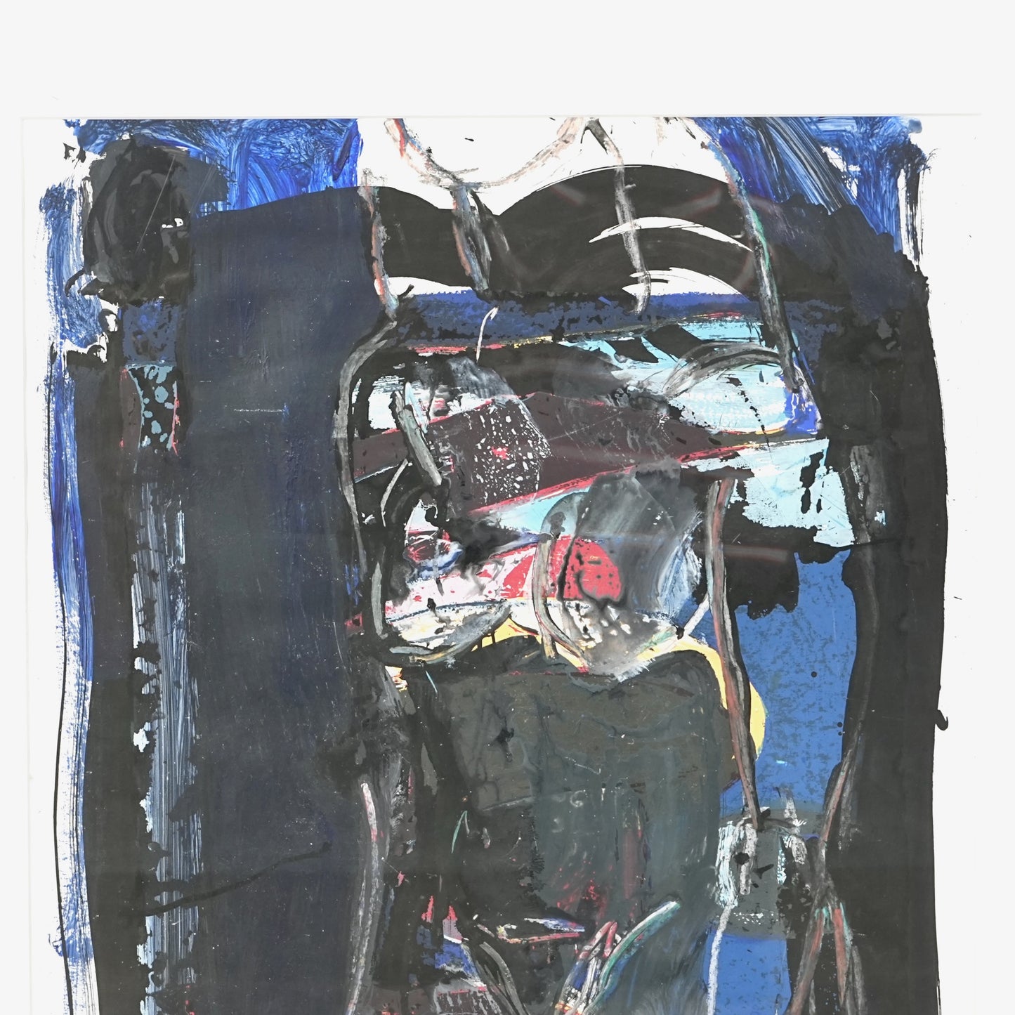 デンマークヴィンテージ 抽象画オイルペインティング 109cm×139.5cm