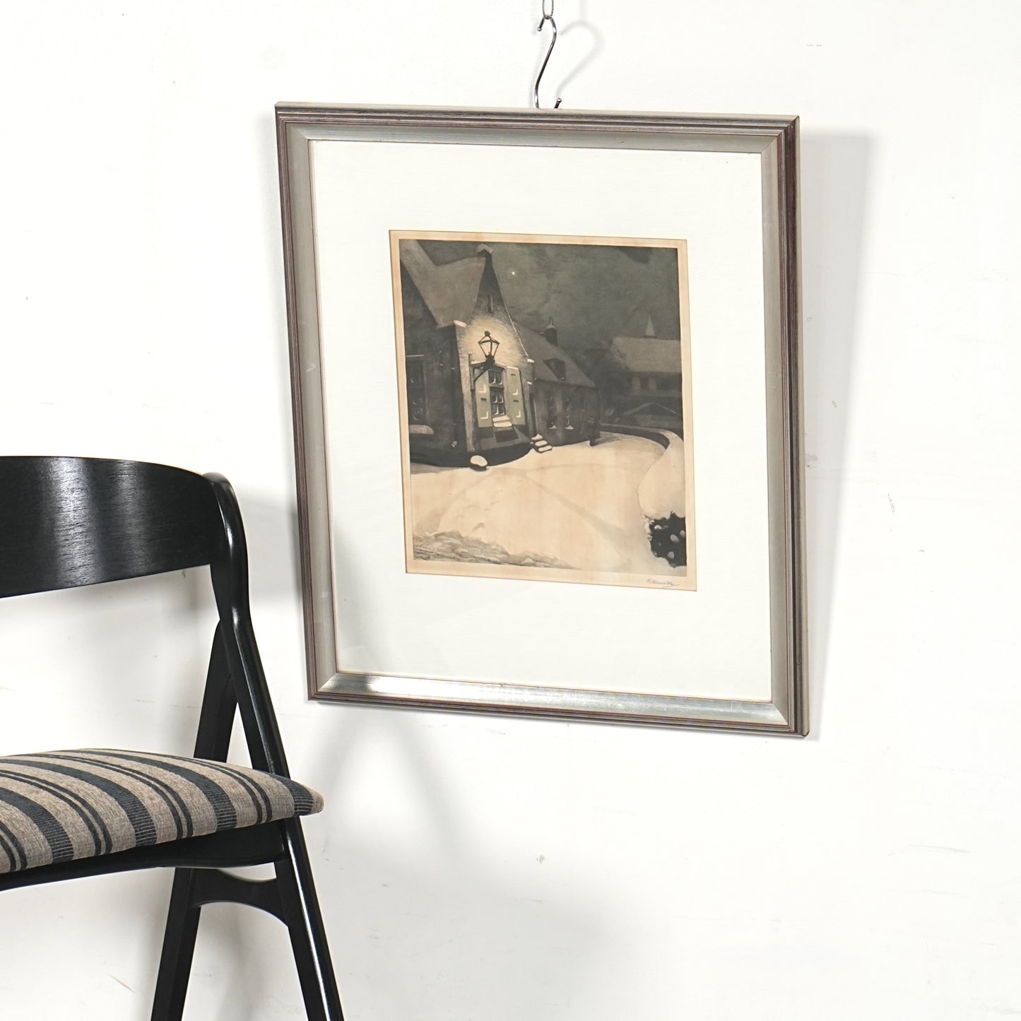 【H. Henriksen】ヴィンテージ リトグラフ 51.5cm×61cm