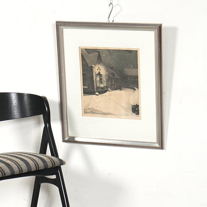 【H. Henriksen】ヴィンテージ リトグラフ 51.5cm×61cm