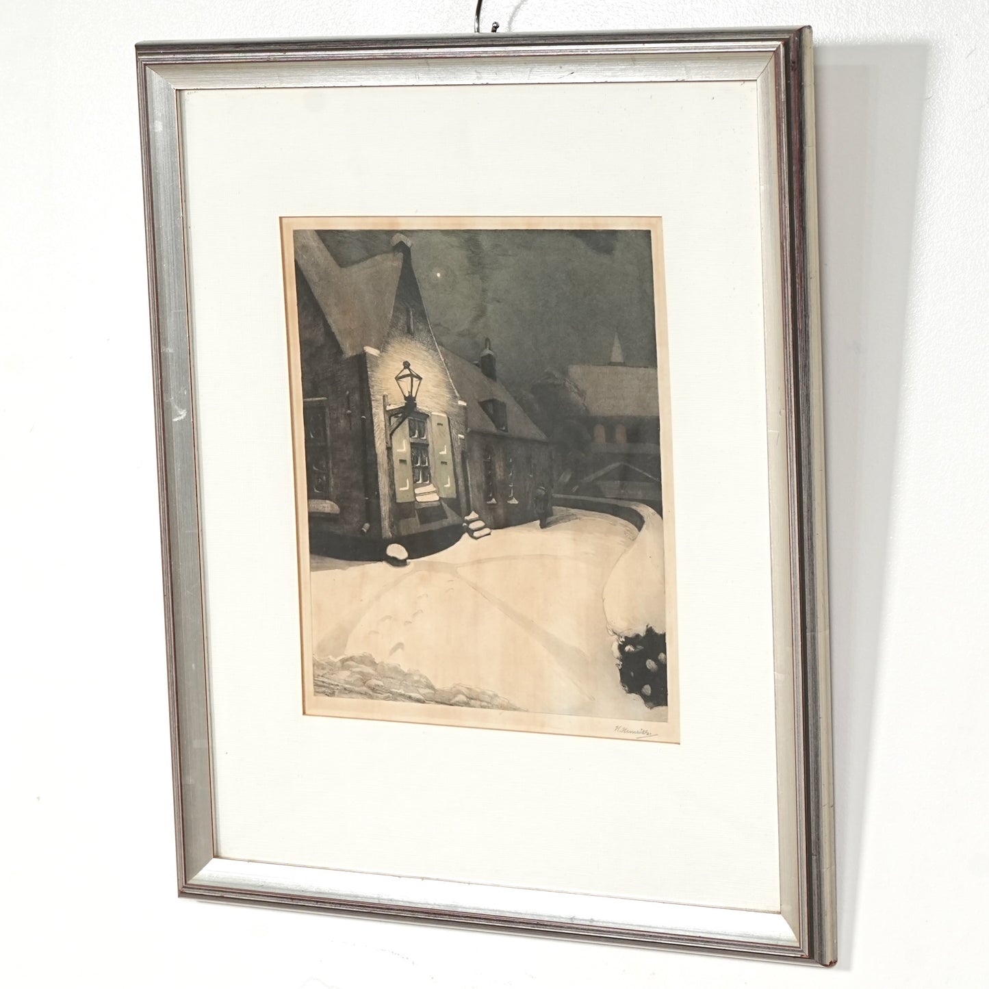 【H. Henriksen】ヴィンテージ リトグラフ 51.5cm×61cm