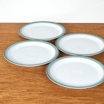 送料無料【Denby】Regency Green プレート(φ21.5cm)【4枚セット】