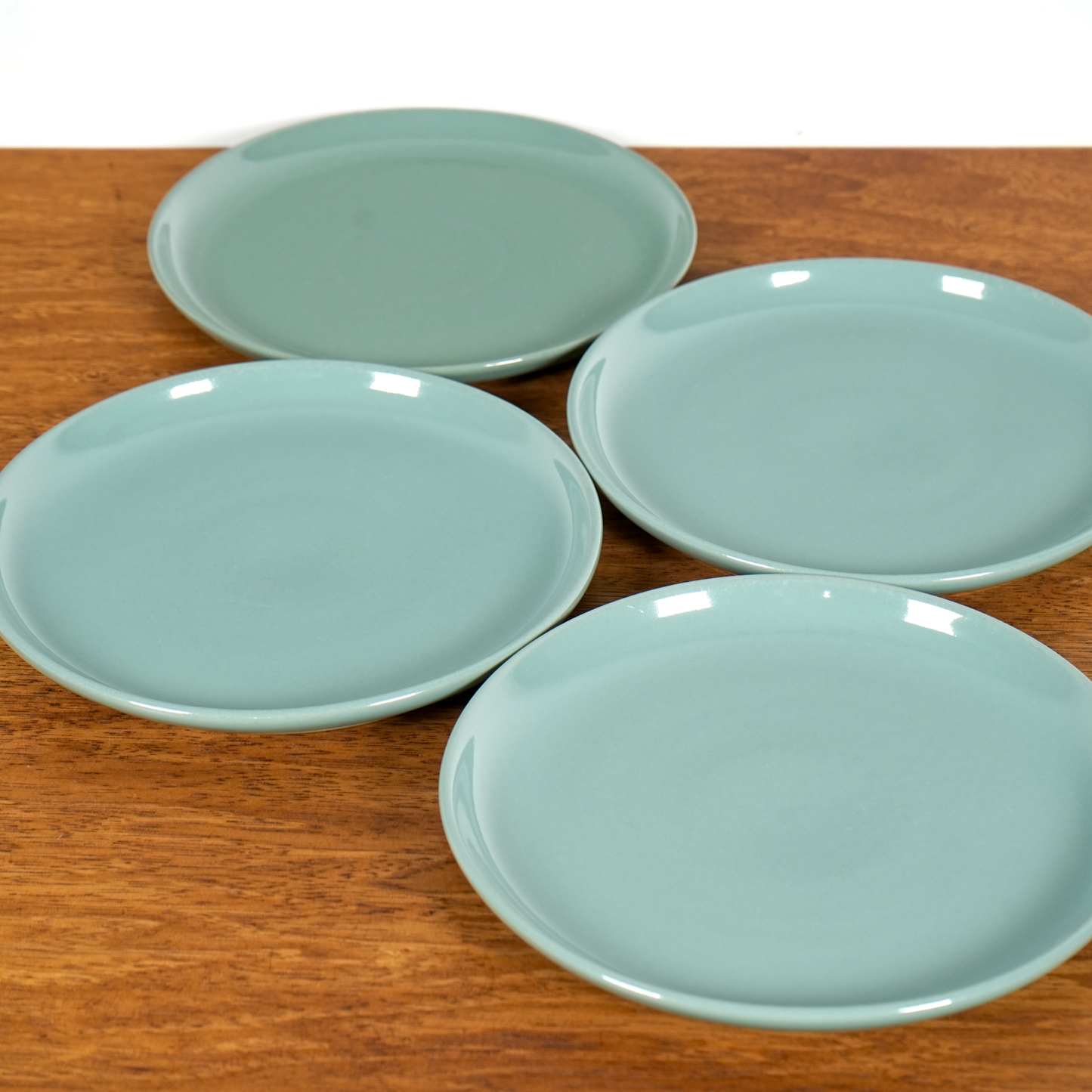 送料無料【Denby】Manor Green プレート(φ26cm)【4枚セット】