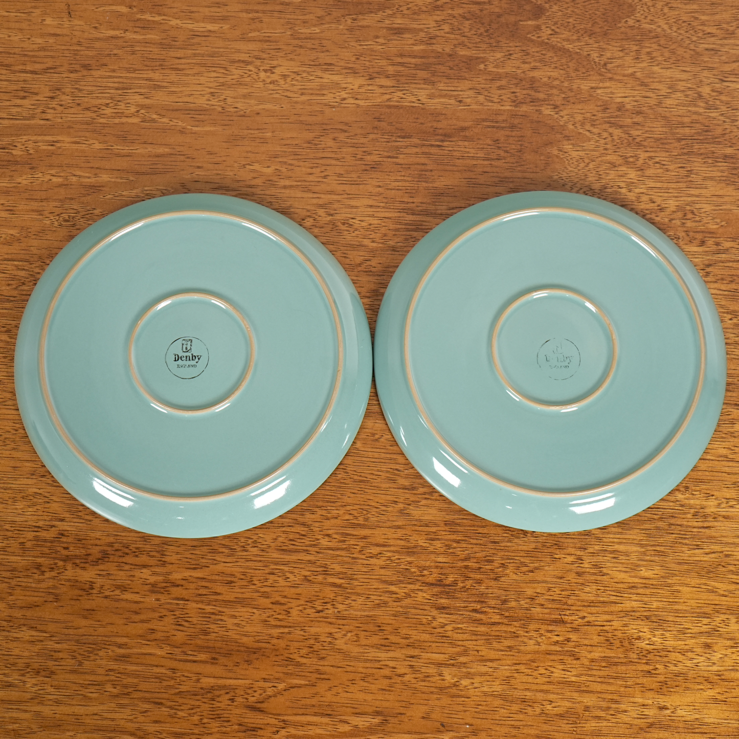 送料無料【Denby】Manor Green プレート(φ26cm)【4枚セット】