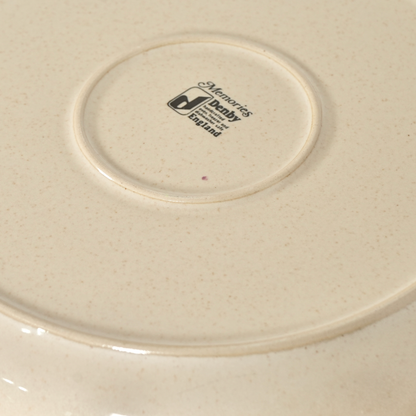 送料無料【Denby】Memoriesプレート(φ25.5cm)【4枚セット】