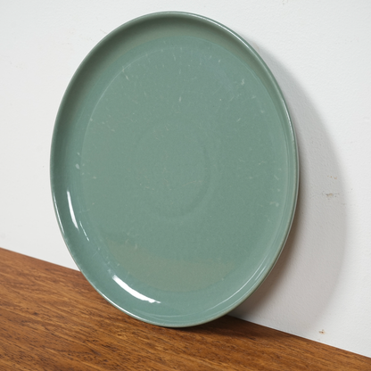 送料無料【Denby】Manor Green プレート(φ26cm)【4枚セット】