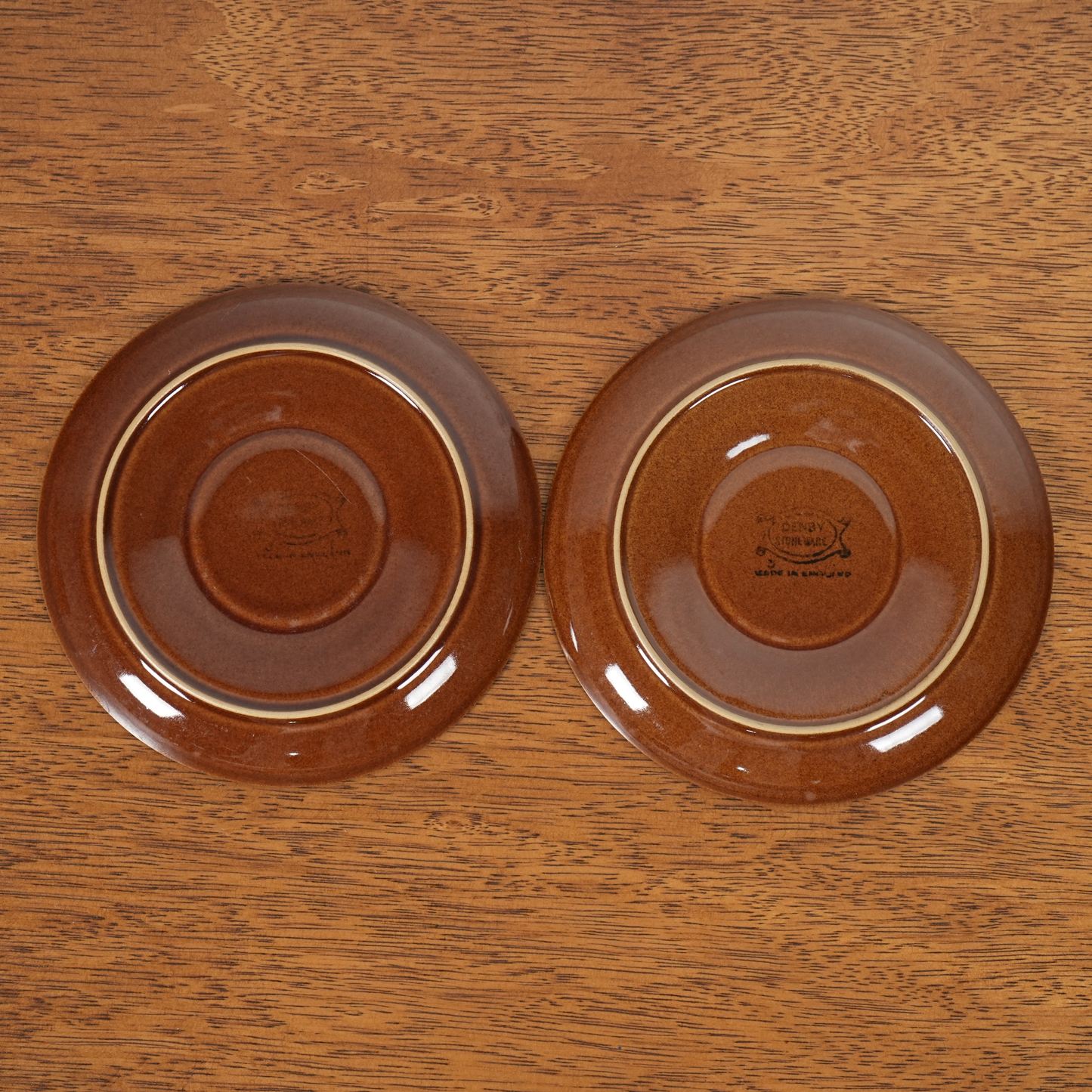 送料無料【Denby】Homestead Brown カップ&ソーサー【4客セット】