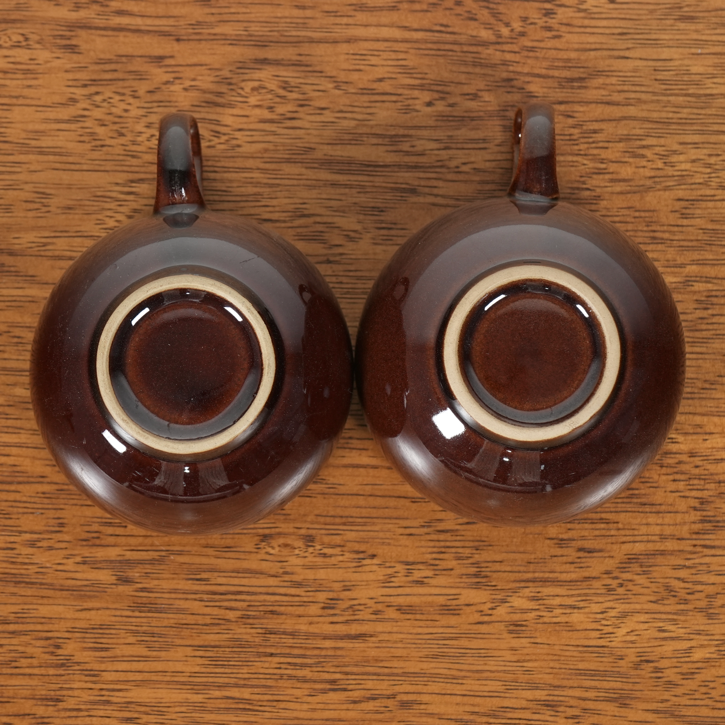 送料無料【Denby】Homestead Brown カップ&ソーサー【4客セット】