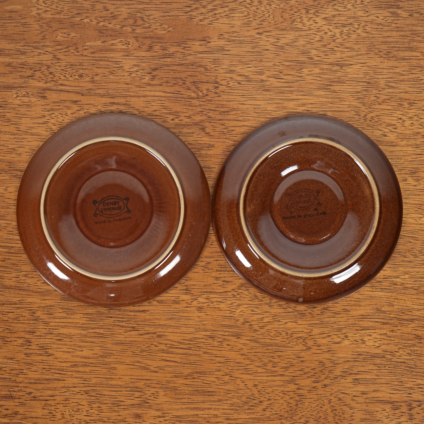 送料無料【Denby】Homestead Brown カップ&ソーサー【4客セット】