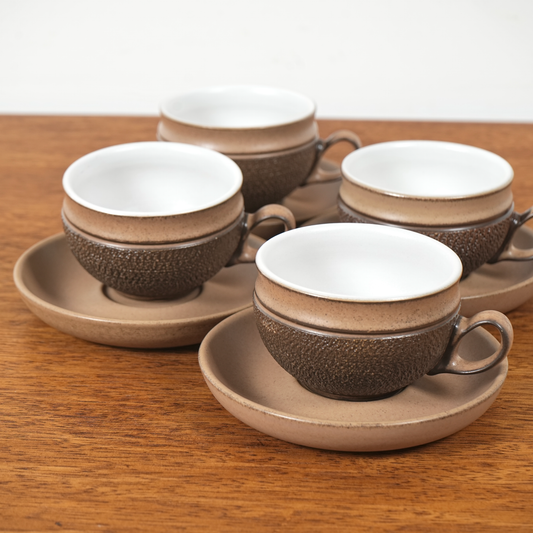 送料無料【Denby】Cotswold カップ&ソーサー【4客セット】