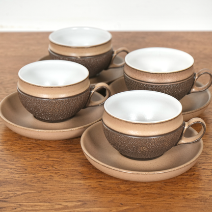 送料無料【Denby】Cotswold カップ&ソーサー【4客セット】