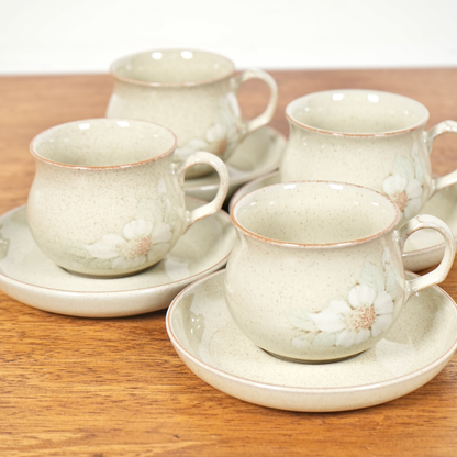 送料無料【Denby】Daybreak カップ&ソーサー【4客セット】