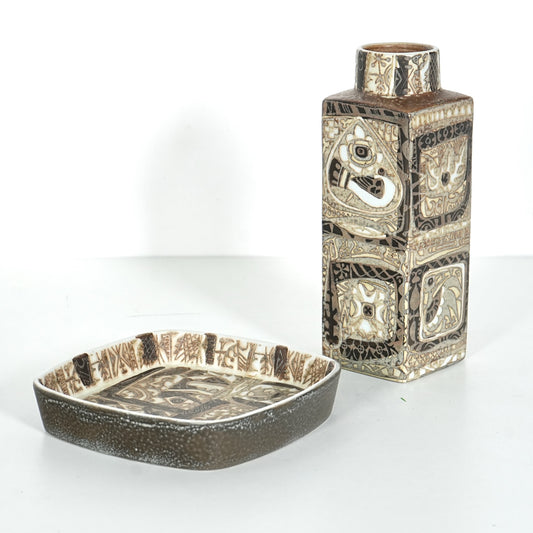 送料無料【Royal Copenhagen / BACA】フラワーベース&トレー