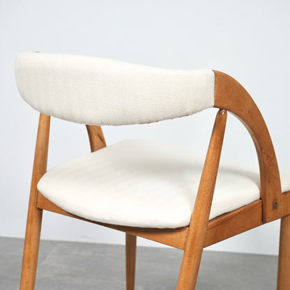 【Orte Mobel Fabrik】ハーフアームチェア【張替済】