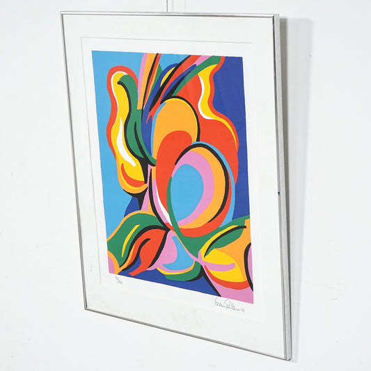 【Gorm Eriksen】"Composition"リトグラフ (Ed.46/150)65cm×78.5cm