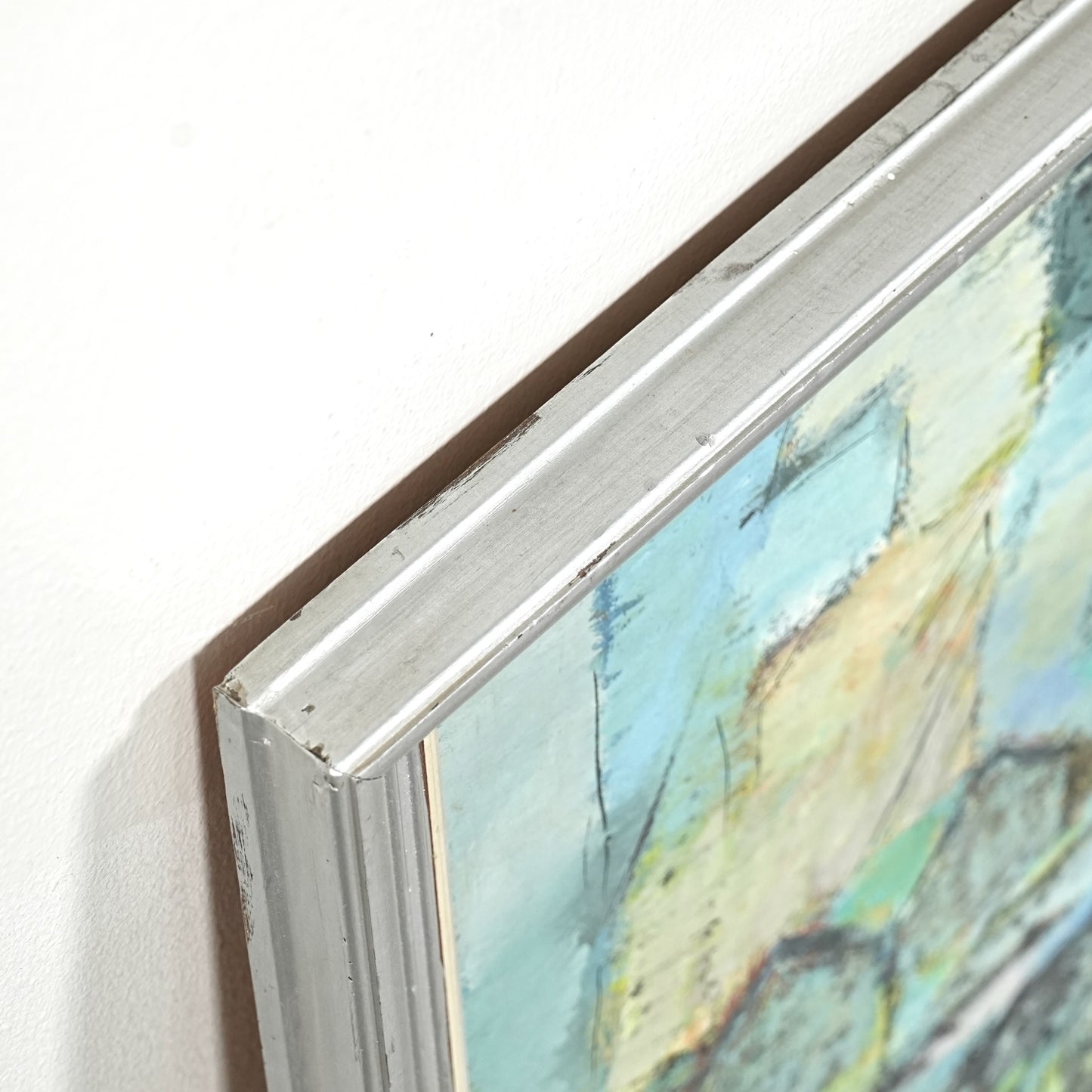 【Tove Schultz】抽象画オイルペインティング 59cm×56cm