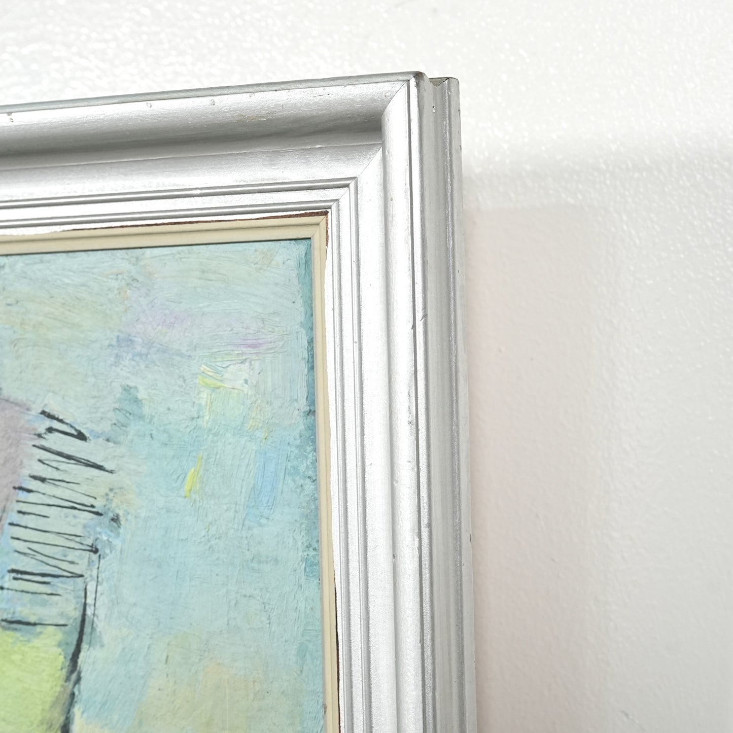 【Tove Schultz】抽象画オイルペインティング 59cm×56cm