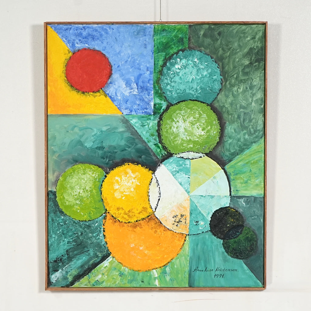 デンマークヴィンテージ オイルペインティング 66cm×79.5cm