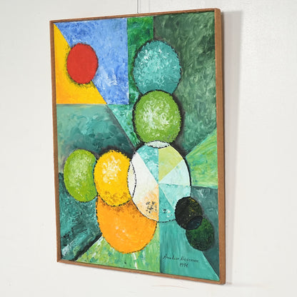デンマークヴィンテージ オイルペインティング 66cm×79.5cm