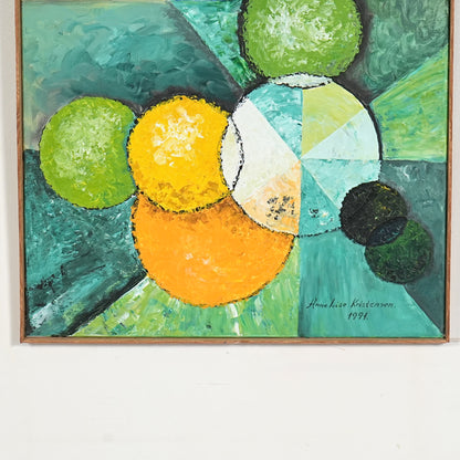 デンマークヴィンテージ オイルペインティング 66cm×79.5cm