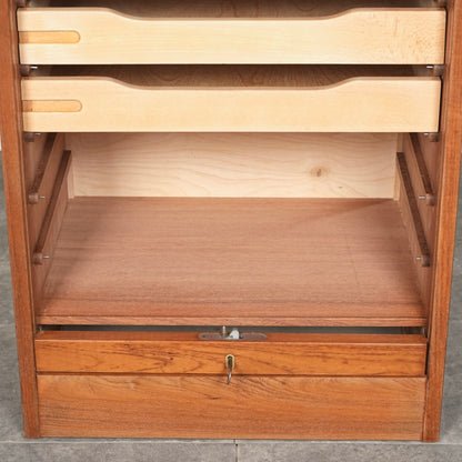 デンマークヴィンテージ ファイリングキャビネット(蛇腹扉)