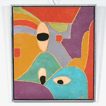 デンマークヴィンテージ オイルペインティング 64cm×74cm