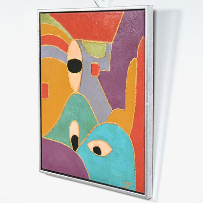 デンマークヴィンテージ オイルペインティング 64cm×74cm