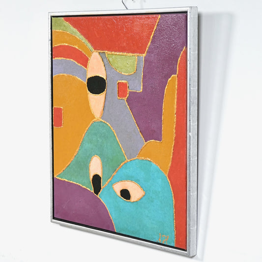 デンマークヴィンテージ オイルペインティング 64cm×74cm
