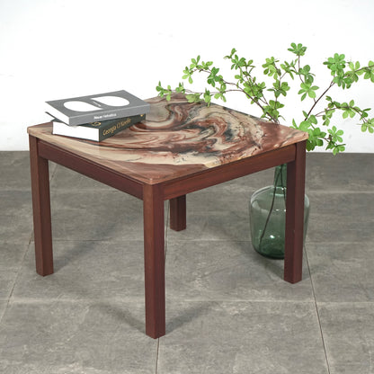 デンマークヴィンテージ ストーントップ ローテーブル