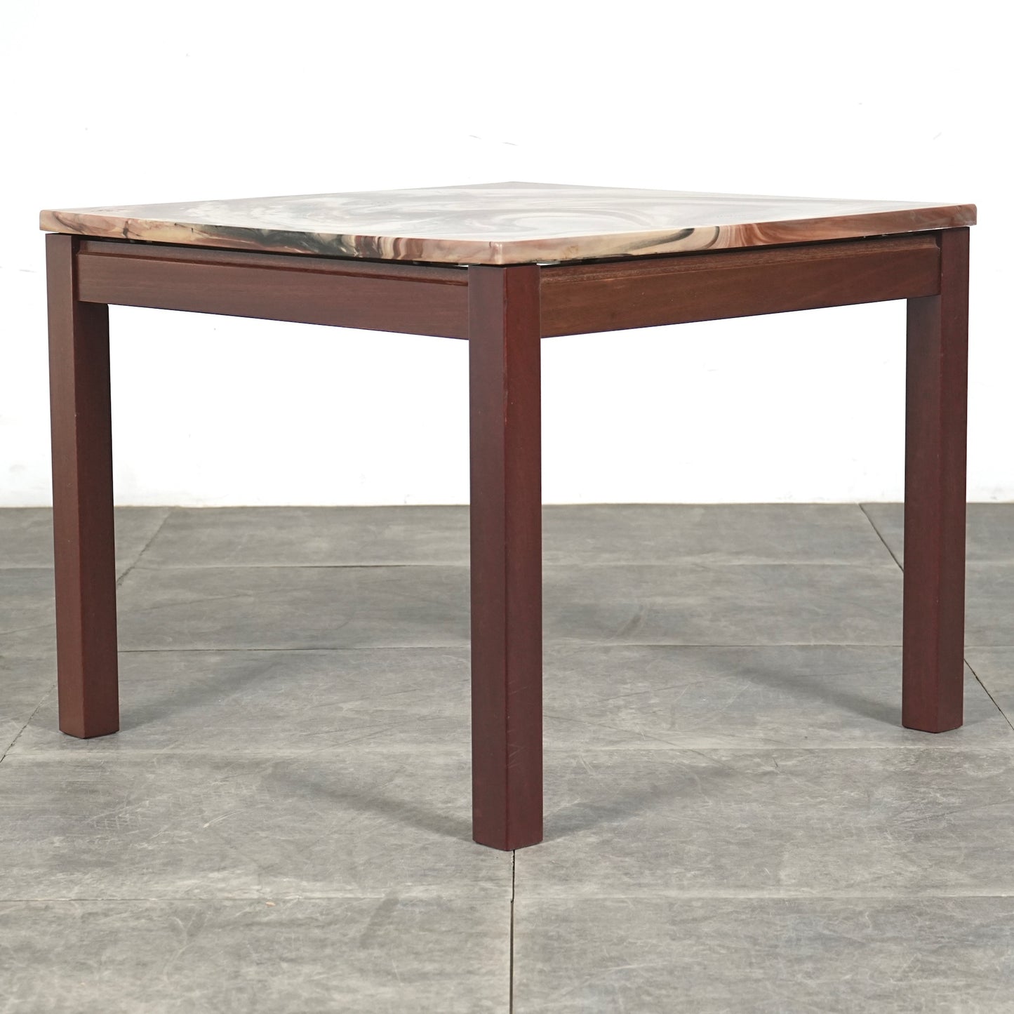 デンマークヴィンテージ ストーントップ ローテーブル