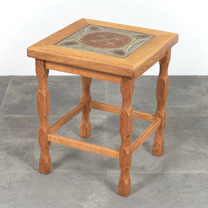 デンマークヴィンテージ タイルトップ サイドテーブル