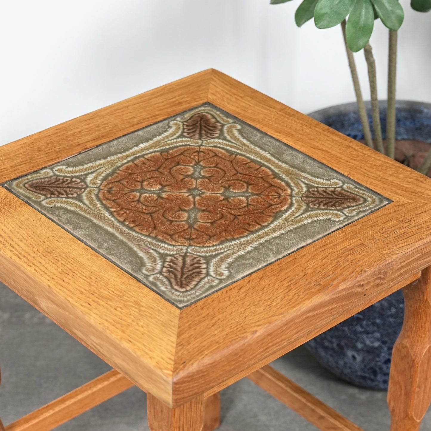 デンマークヴィンテージ タイルトップ サイドテーブル