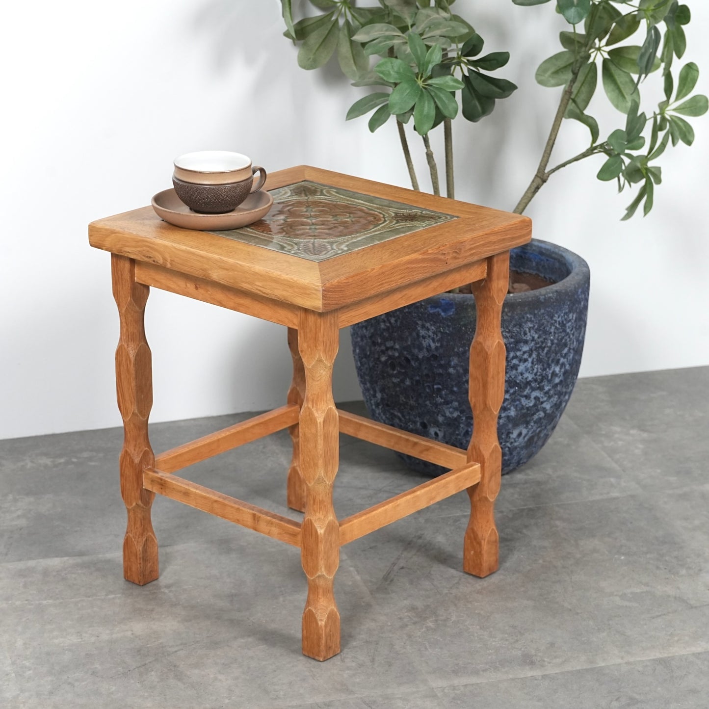 デンマークヴィンテージ タイルトップ サイドテーブル