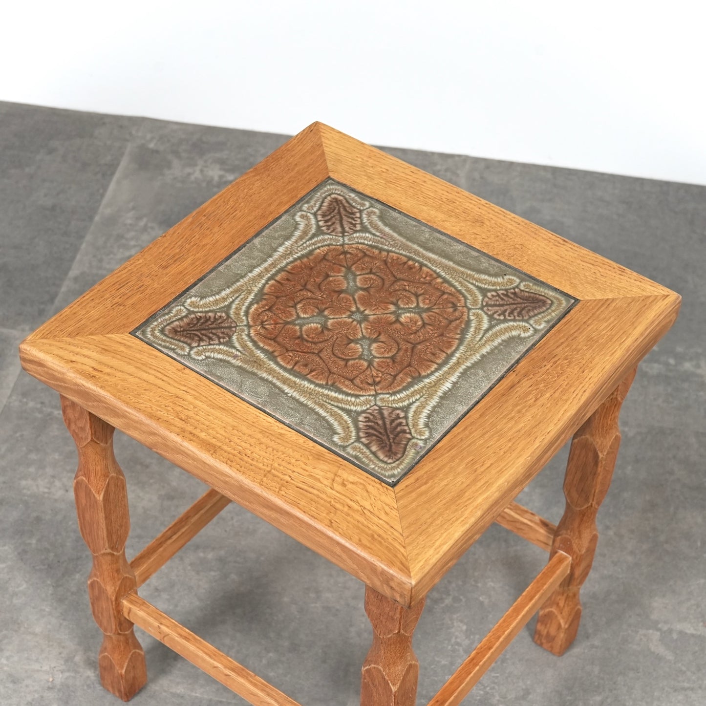 デンマークヴィンテージ タイルトップ サイドテーブル