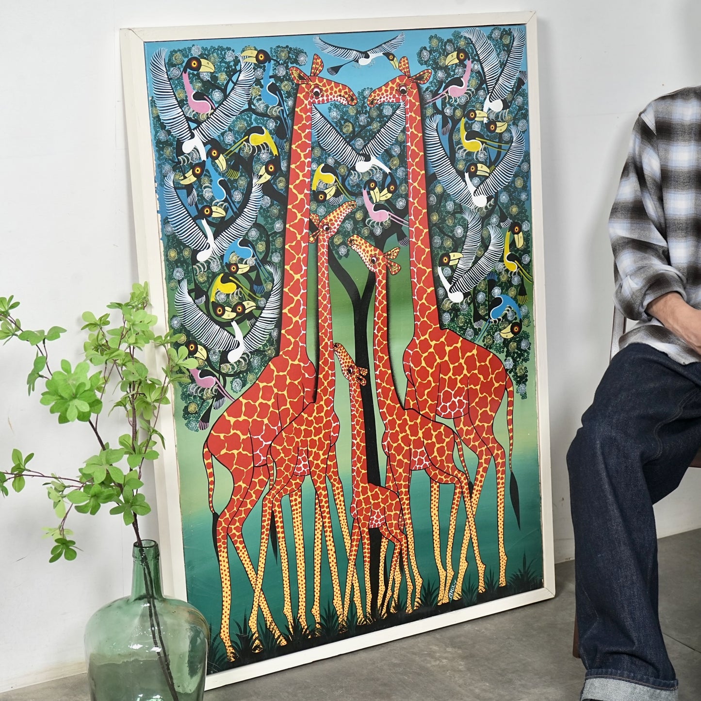 ティンガティンガ ポップアート 80.5cm×110cm