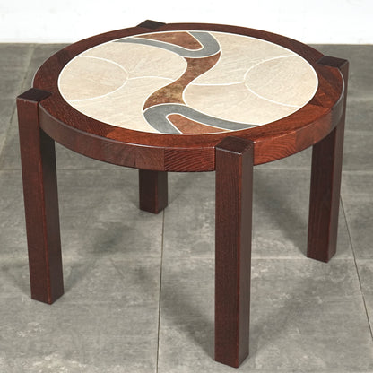 【Tue Poulsen / Haslev】タイルトップ サイドテーブル