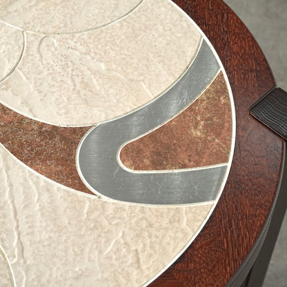 【Tue Poulsen / Haslev】タイルトップ サイドテーブル