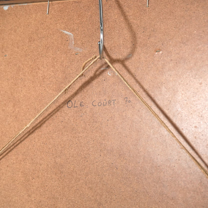 【Ole Court】 ヴィンテージ オイルペイント(56cm×67.5cm)