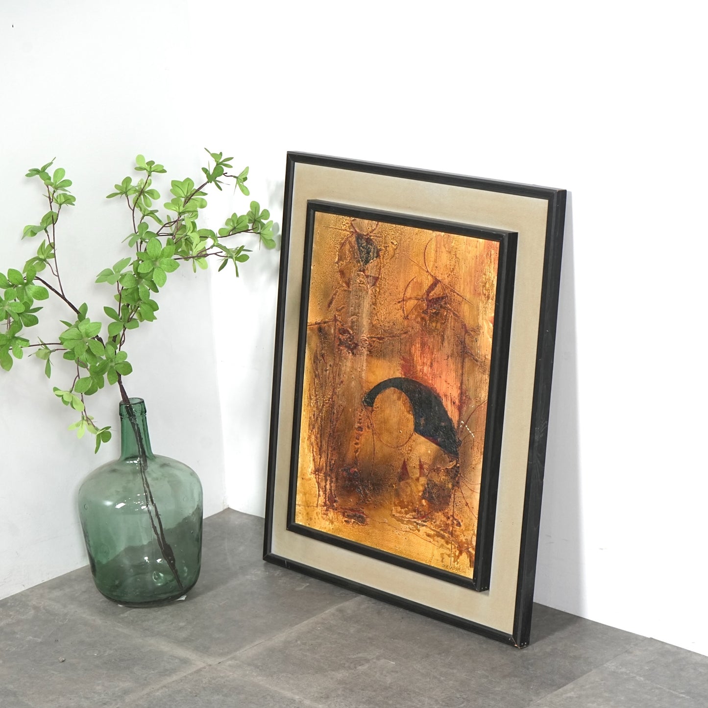 【Ole Court】 ヴィンテージ オイルペイント(56cm×67.5cm)