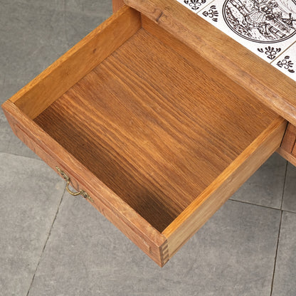 デンマークヴィンテージ タイルトップ チェスト