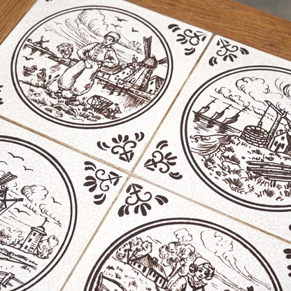 デンマークヴィンテージ タイルトップ チェスト