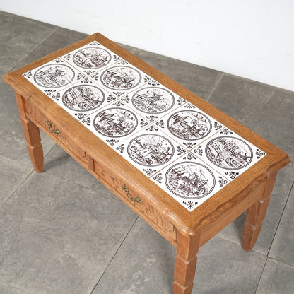 デンマークヴィンテージ タイルトップ チェスト