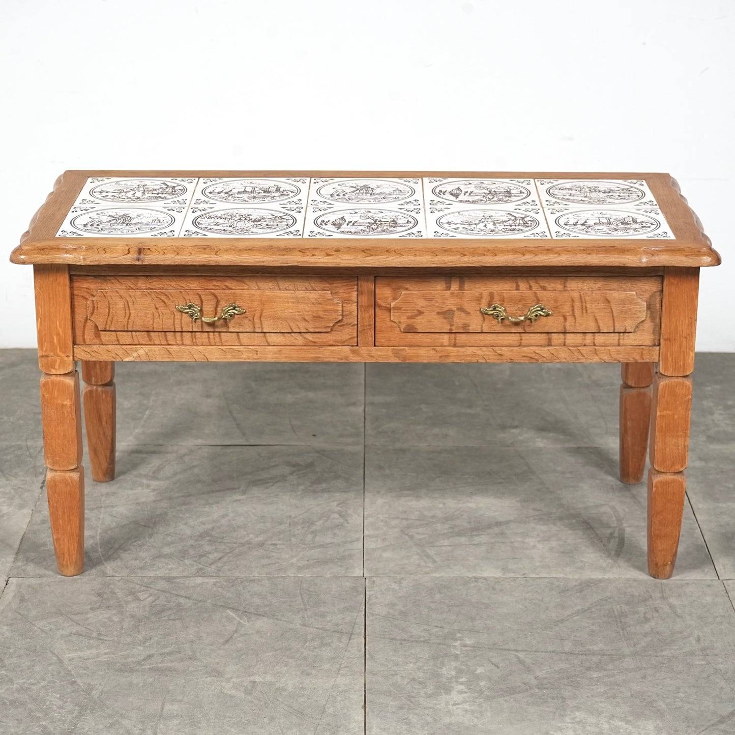 デンマークヴィンテージ タイルトップ チェスト