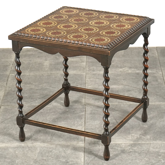 デンマークヴィンテージ タイルトップ サイドテーブル