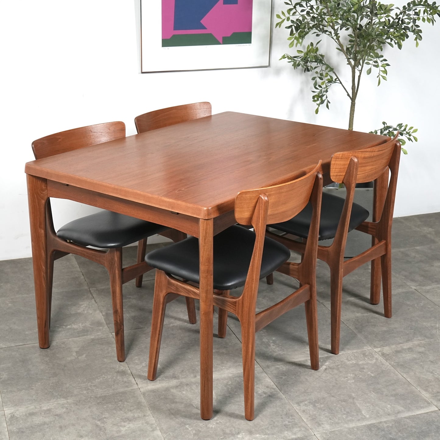 【Henning Kjaernulf】ヴィンテージ ドローリーフテーブル