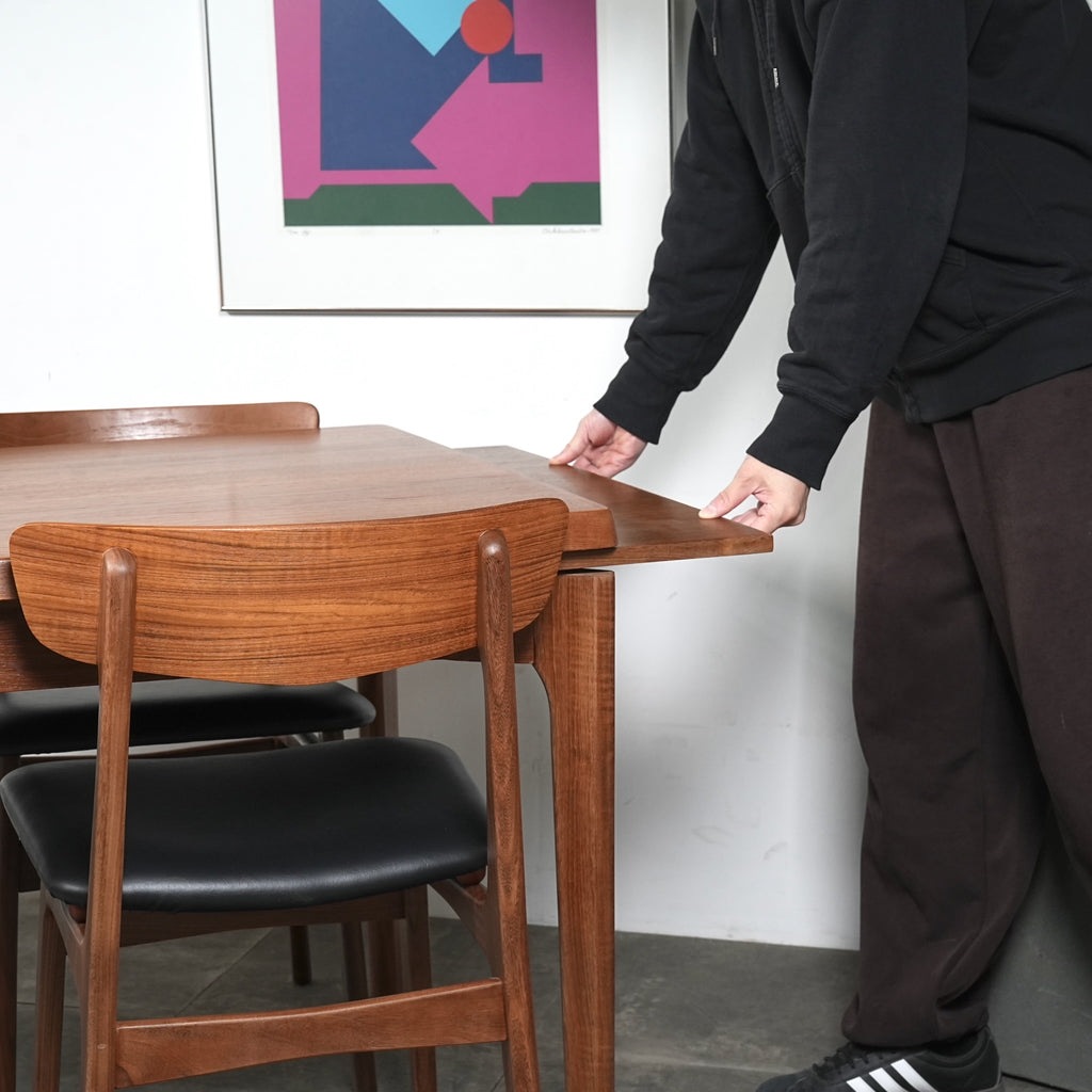 【Henning Kjaernulf】ヴィンテージ ドローリーフテーブル