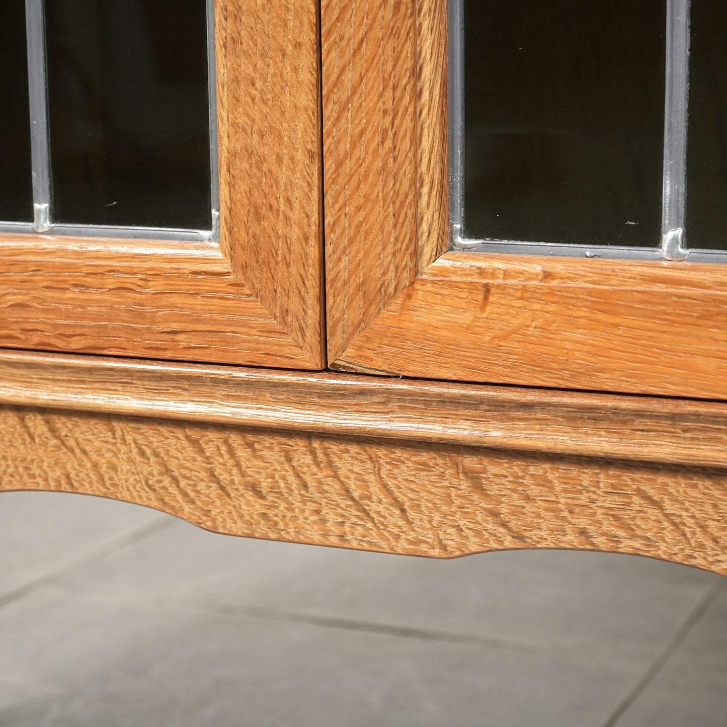 デンマークヴィンテージ ガラスキャビネット