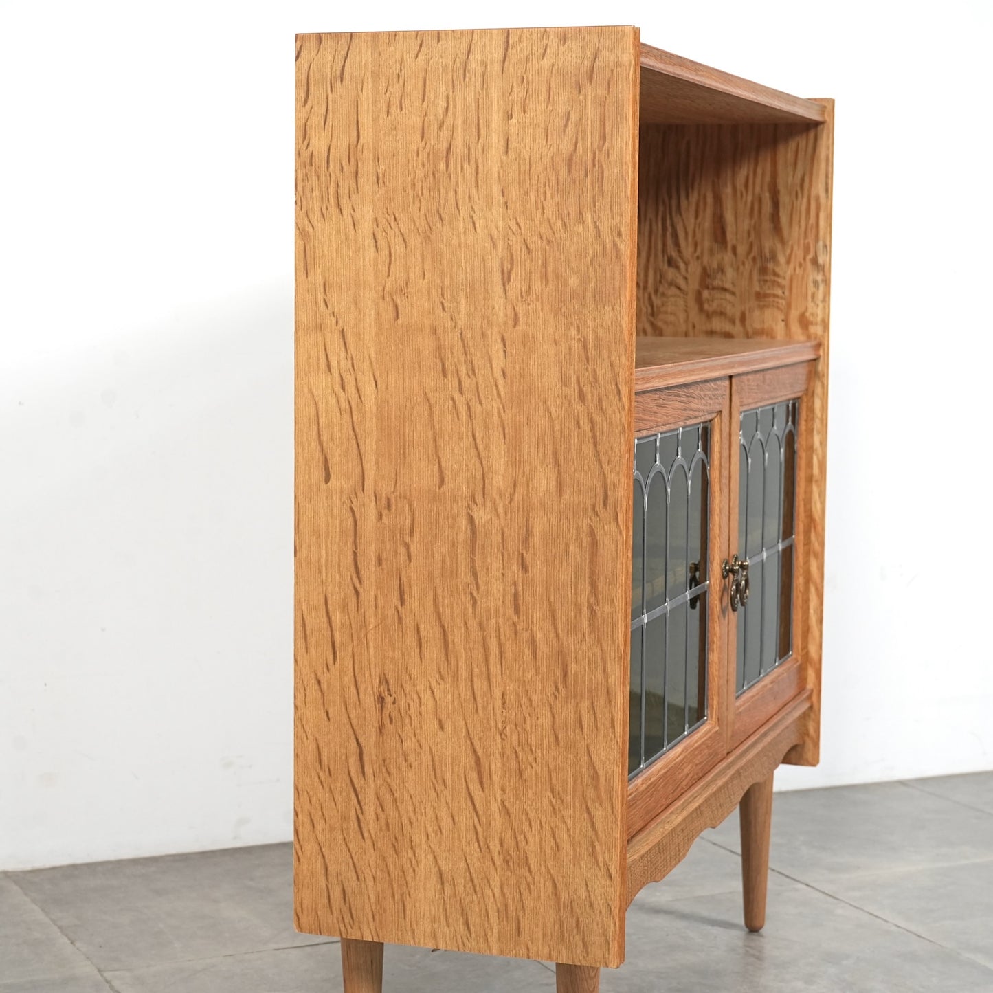 デンマークヴィンテージ ガラスキャビネット