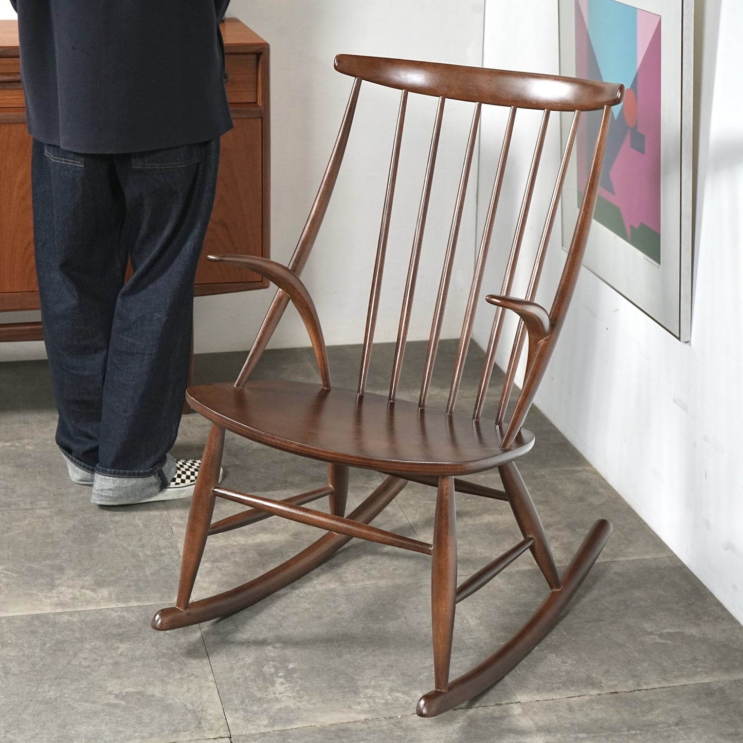 【Niels Eilersen / Illum Wikkelso】ロッキングチェア "Model.IW3 "