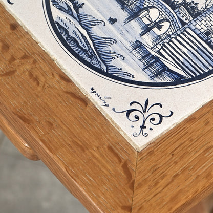 デンマークヴィンテージ タイルトップ ネストテーブル